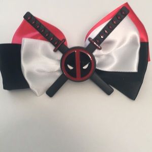 Marvel Deadpool hair bow or pin